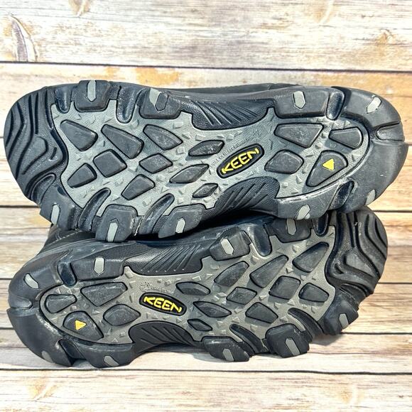 Keen Mens Black Leather Anchorage III Insulated Waterproof Boots SIze 10 main image 4